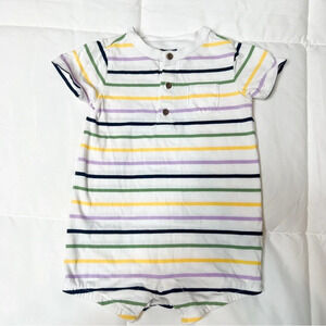 Janie and Jack Rainbow Stripe Romper